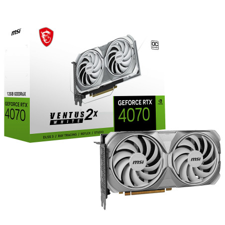 MSI GeForce RTX 4070 VENTUS 2X WHITE 12G OC