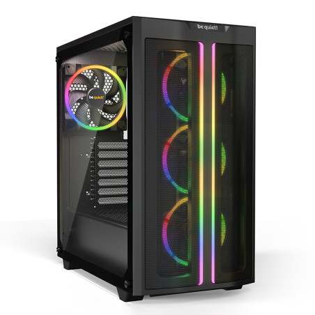 Boitier Moyen Tour ATX Be Quiet Pure Base 500 FX RGB avec panneau vitré (Noir)