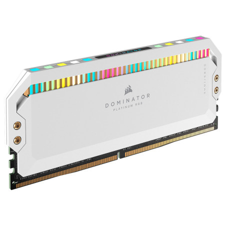 Corsair Dominator Platinum DDR5 RGB 32 Go (2 x 16 Go) 5200 MHz CL40 - Blanc