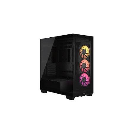 Boitier Moyen Tour E-ATX Corsair 3500X RGB avec panneaux vitrés (Noir)