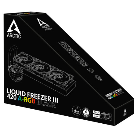 Arctic Liquid Freezer III 420 A-RGB (Noir)