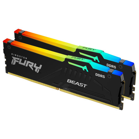 Kingston FURY Beast RGB 16 Go (2 x 8 Go) DDR5 6000 MHz CL36