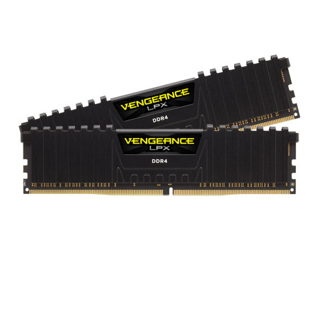 Kit Barrettes mémoire 32Go (2x16Go) DIMM DDR4 Corsair Vengeance LPX 3600Mhz (Noir)