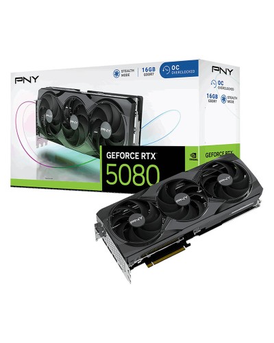 Carte Graphique PNY GeForce RTX 5080 Triple Fan OC