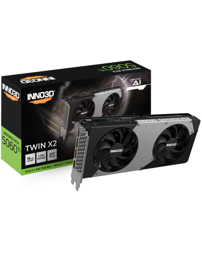Carte Graphique INNO3D GeForce RTX 5060 Ti Twin X2 16Go