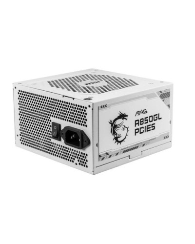 Alimentation ATX MSI Mag A850GL PCIe5 - 850W (Blanc)