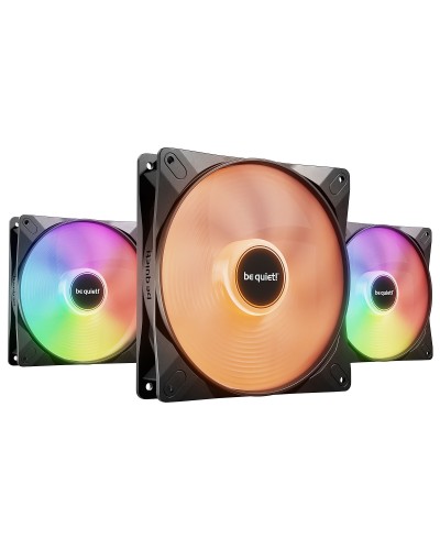 Lot de 3 Ventilateurs de boitier be quiet! Light Wings LX High Speed RGB - 14cm (Noir)