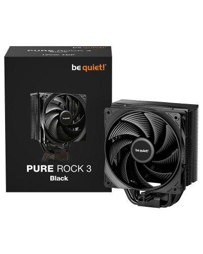 be quiet! Pure Rock 3 Black Ventilateur de processeur pour socket Intel et AMD