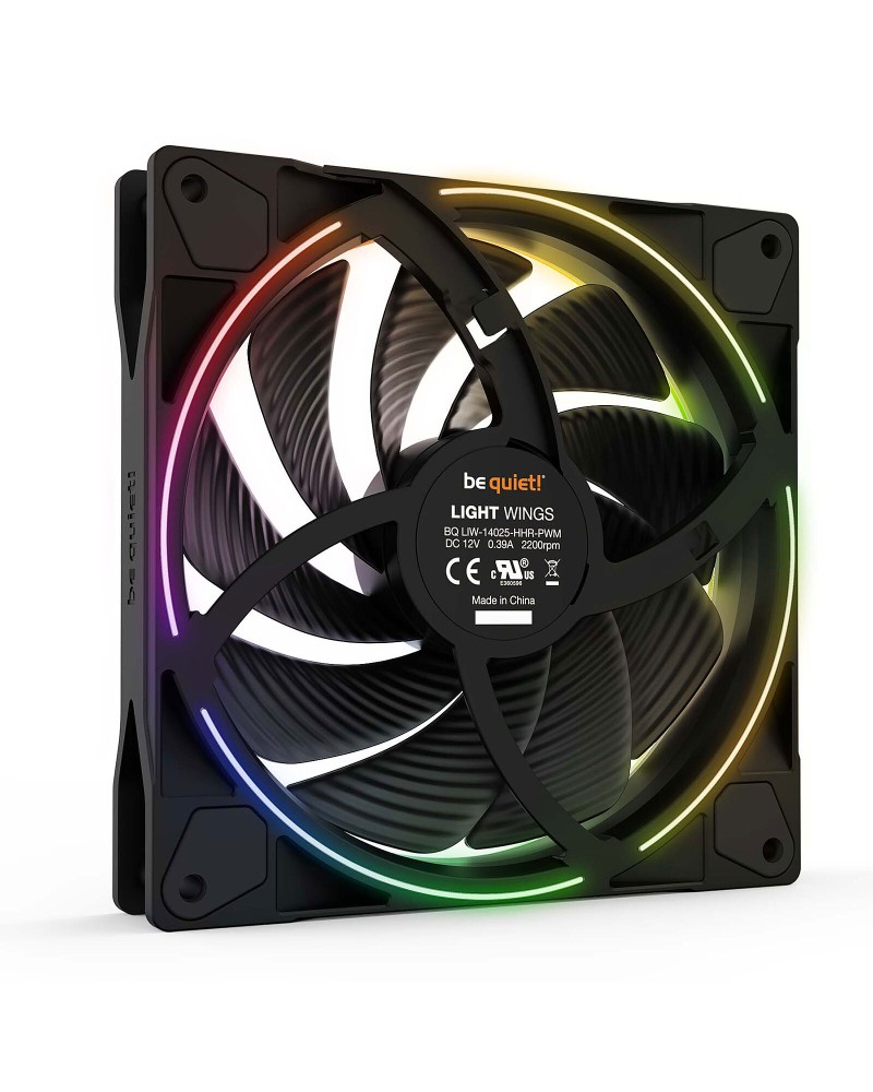 be quiet! Light Wings 140 mm PWM High Speed ARGB