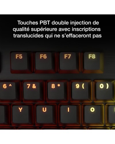 Clavier Gamer mécanique (Silent Linear) be quiet! Dark Mount RGB (Noir)