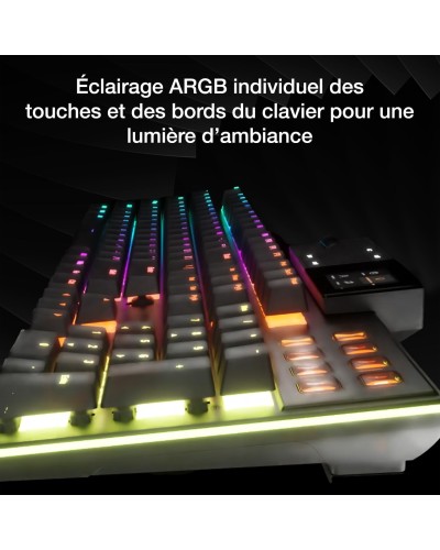 Clavier Gamer mécanique (Silent Linear) be quiet! Dark Mount RGB (Noir)