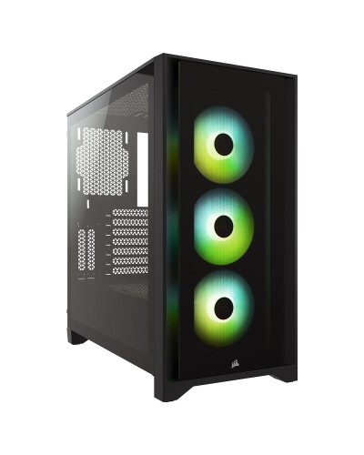 Corsair iCUE 4000X RGB Tempered Glass (Noir)Corsair iCUE 4000X RGB Tempered Glass (Noir)