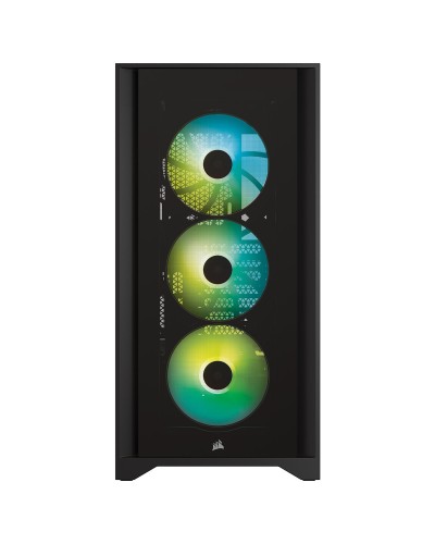 Corsair iCUE 4000X RGB Tempered Glass (Noir)Corsair iCUE 4000X RGB Tempered Glass (Noir)