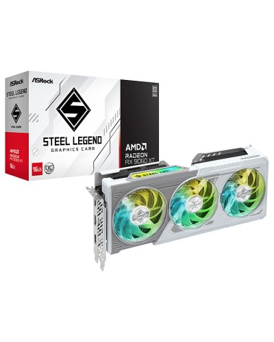 Carte Graphique ASRock Radeon RX 9060 XT Steel Legend OC 16Go