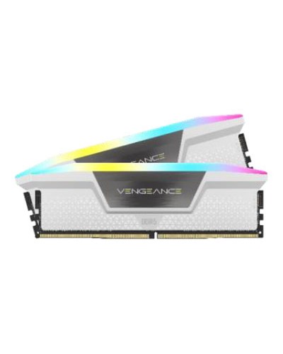 Corsair Vengeance RGB 32 Go Kit DDR5-6000 CL40W - BLANCHE