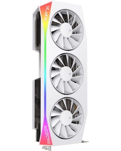XFX Mercury AMD Radeon RX 9070XT OC White Gaming Edition avec RVB 16 Go GDDR6 HDMI 3xDP, AMD RDNA™ 4 (RX-97TRGBBW9)