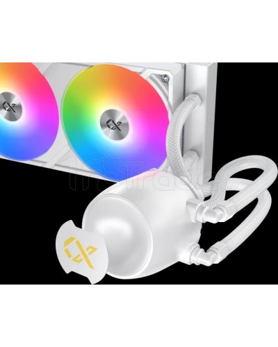 Kit Watercooling AIO Xigmatek Connect Pro RGB - 360mm BLANC