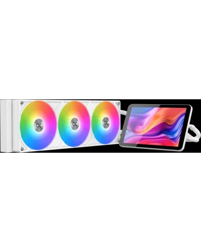 Kit Watercooling AIO Xigmatek Connect Pro RGB - 360mm BLANC