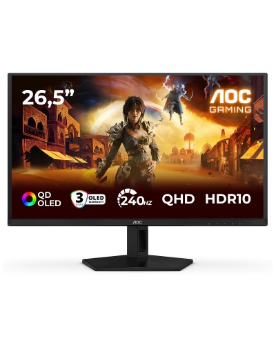 Ecran 27" AOC Gaming G4 Q27G41ZDF OLED Quad HD 240Hz (Noir) - Q27G41ZDF