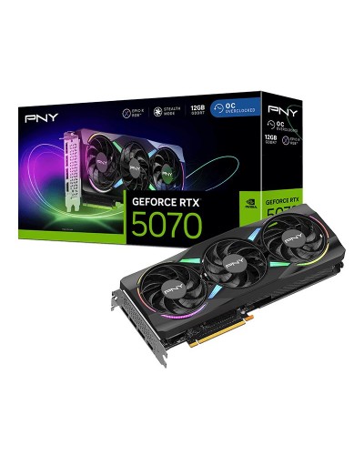 Carte Graphique PNY GeForce RTX 5070 Epic-X Triple Fan OC